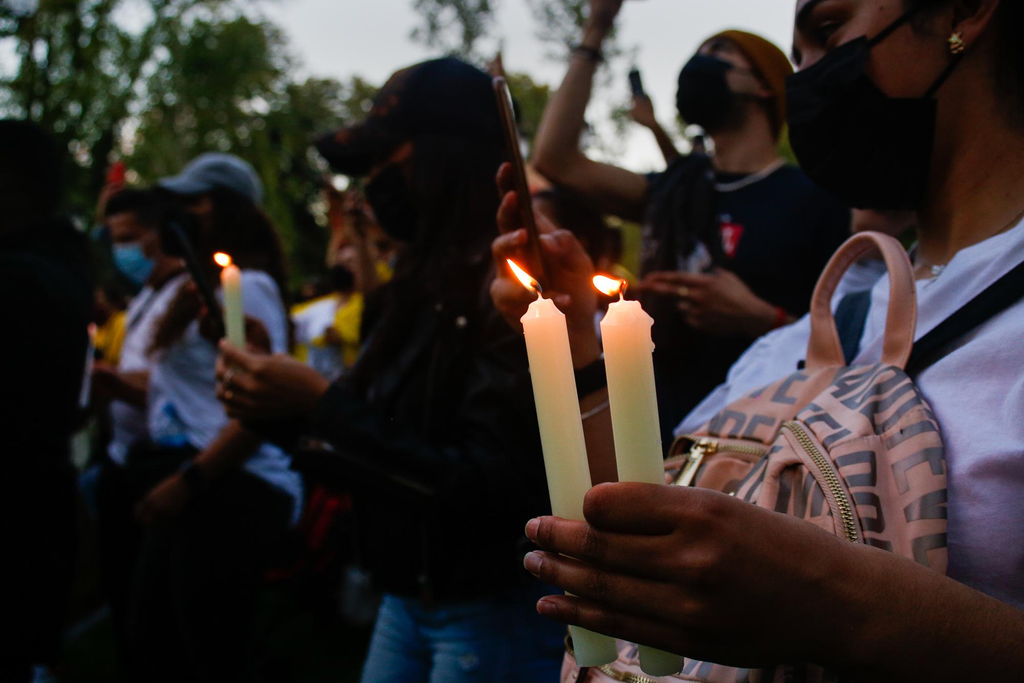 Concentración en Madrid en apoyo al pueblo colombiano - 4